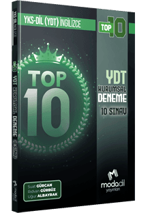 YKSDİL (YDT) - TOP 10 - KURUMSAL DENEME - 10 SINAV